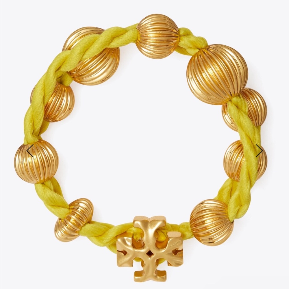 Tory Burch Roxanne Wrap Bracelet in Yellow